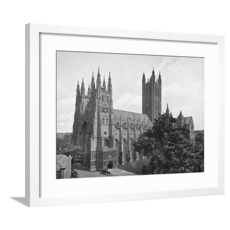  Canterbury Cathedral c1896 Framed  Print Wall Art  By 