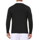 thumbnail image 3 of SUÉTER DE PULLOVER DE PUNTO DE COLOR SÓLIDO DE MANGA LARGA CON CUELLO EN V PARA HOMBRE CHIC INSPIRADOR TAMAÑO S NEGRO, 3 of 5