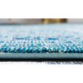 thumbnail image 4 of Unique Loom Medici Distressed Rug 8' x 8' Round Light Blue/Turquoise, 4 of 5