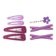 thumbnail image 5 of 7 pinzas para el pelo para niñas, pasadores, joyas para el pelo, accesorios de resina para el pelo Violeta, 5 of 9
