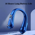 thumbnail image 5 of Neckbreeze - Neck Fan, 5 Speeds Adjustable, Blue, Portable, Battery Powered, 720° Cooling, 18 Hrs Battery Life, 5 of 7