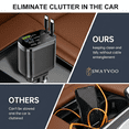 thumbnail image 5 of Swayvoo retractable Car Charger 4in1 Fast USB C Car Phone Charger Adapter with Dual Type C Charger, Compatible with iPhone 17 16 15 14 13 12 11, Galaxy & Pixel No Light, 5 of 7