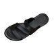 thumbnail image 1 of Zapatos Negros de las Mujeres Versátiles de Moda Casual Color Sólido Pie Redondo Más Tamaño Primavera/Verano Estilo Moderno Cómodo Pie Abierto Sandalias Planas, 1 of 9