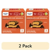 (2 pack) Equate Meal Bar, Chocolate Chip Granola, 5 Count