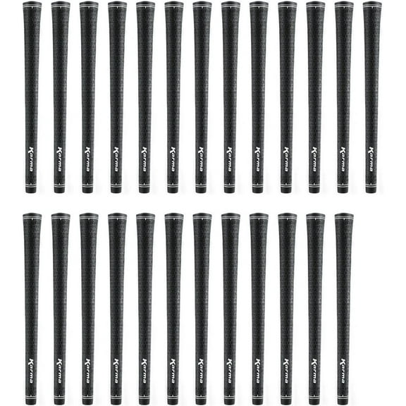 Karma Velour Full Cord 25 Piece Standard Golf Grip Bundle