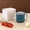 blue, variant on Office Home Leak-Proof with Cover With Handle Stainless Steel Vacuum Flask Milk Coffee Cup Insulated Water Cups RED