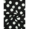 thumbnail image 7 of Unique Bargains Women's Plus Size Short Sleeves Polka Dots Outfits Fashion Peplum Blouse, 7 of 7