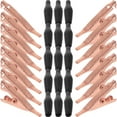 thumbnail image 2 of 15pcs Smoothing Jawed Alligator Clip Metal Clamp Metal Clip with Microscopic Tip, 2 of 9