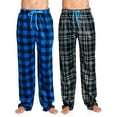 thumbnail image 1 of Ashford & Brooks Men's Mink Fleece Sleep Lounge Pajama Pants 2 Pack, 1 of 5
