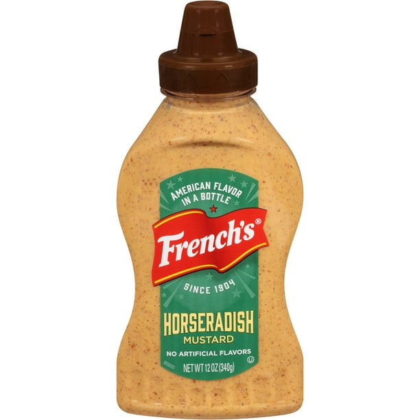 French's Horseradish Deli Mustard Squeeze Bottle, 12 oz