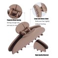 thumbnail image 2 of 6Pcs 4.3in Hair Claw Banana Clips for Women, Strong Hold, Recycled Plastic Claw Clips for Thick Hair | Great for Updo, Half Up Hairstyle | Ideal Gifts for Women, 2 of 7