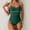 Green, variant on USSUMA Bestselling Swimsuit Solid Color One Piece Swimsuit Swimwear with Pad Simple Women's Swimsuits for Beach Hot Pink Clearance Sales