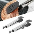 thumbnail image 3 of Pinzas Para Cocinar De Acero Inoxidable, Pinzas Para Comida, 2 Uds., Clip Para Filete, 3 of 7
