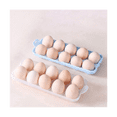 thumbnail image 3 of Caja de almacenamiento de huevos, refrigerador, cajón para verduras, caja de protección para huevos, contenedor portátil para transportar huevos para acampar y picnic, 3 of 6