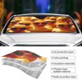 thumbnail image 3 of Yiaed Sunglasses Yellow Duck Print Car Windshield Sunshade Front Auto Car Front Window Sun Shade Foldable Sun Visor Shield Cover Auto Accessories for Sedan SUV Truck-Small, 3 of 5