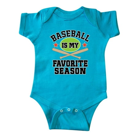

Inktastic Baseball Is My Favorite Season Gift Baby Boy or Baby Girl Bodysuit
