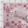 thumbnail image 2 of oneOone Cotton Poplin Pink Fabric Asian Japanese Pattern Sewing Craft Projects Fabric Prints By Yard 42 Inch Wide, 2 of 4