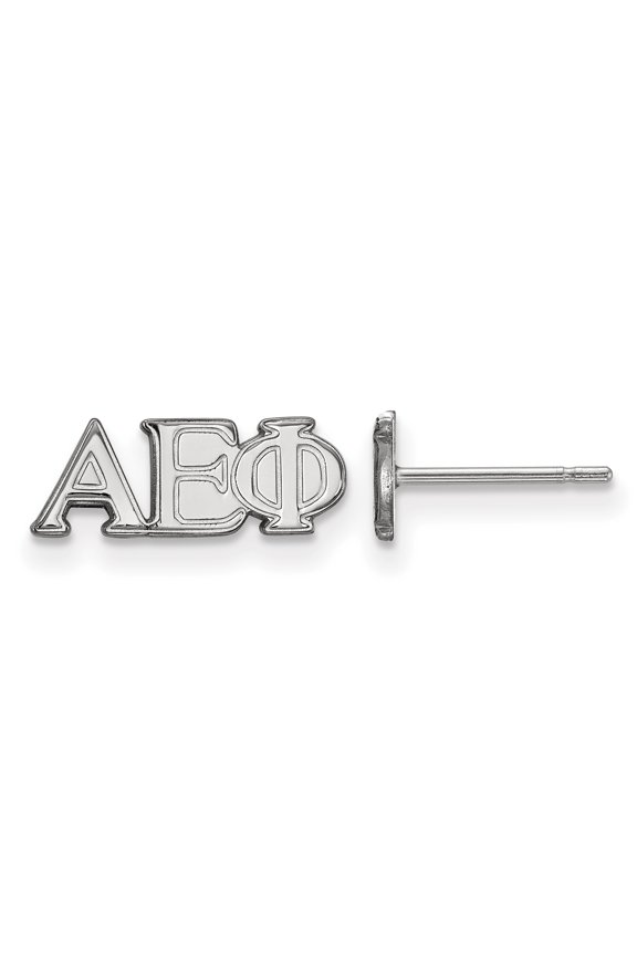 Sterling Silver LogoArt Alpha Epsilon Phi XS Post Earrings Sterling Silver Earrings