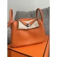 thumbnail image 3 of NEW w/ Recept 2024 Heres Orange Clemence PHW Mini Lindy 20 Should bag, 3 of 6