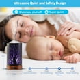 thumbnail image 5 of Essential Oil Diffuser - 150ML Metal Aromatherapy Diffuser for Essential Oils with 7 Colors Lights Gifts for Mom Waterless Auto Shut-Off & Ultrasonic Cool Mist Diffuser, Ambience for Home, 5 of 6