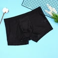 thumbnail image 4 of Skymirror Men Trunks Built-in Fake Butt Hip Lifter Enhancer Shorts Briefs Padded U Convex Pouch Mid-rise Underwear Shapewear Underpants, 4 of 8