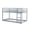 Grey, variant on Twin over Twin Loft Bed with Guard Rails / Added Safety for Upper Bed