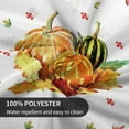 thumbnail image 4 of Thanksgiving Tablecloth Fall Leaf Pumpkin Tablecloth Washable Reused Round Tablecloth 60 Inch Holiday Party Dining Kitchen Table Decor, 4 of 6