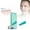 Green, variant on Deep Design Tongue Cleaner for Plaque Removal and Bad Breath Elimination Oral Hygiene Tool for Fresh Breath Care