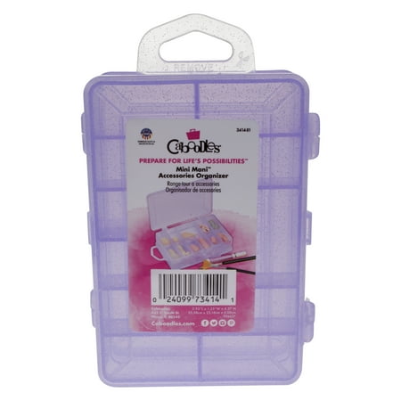 Caboodles Mini Purple Nail Care Accessories Organizer