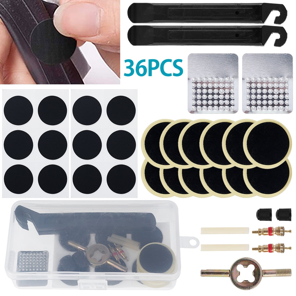 8 pce Complete puncture repair kit for dealing with unexpected punctures 