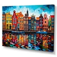 thumbnail image 2 of Designart "Pop Art Amsterdam I" Amsterdam Wall Art Print, 2 of 5