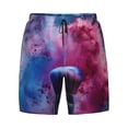 thumbnail image 4 of Lsque Mens Swim Trunks Color Explosion Makeup Brush Pattern - Bathing Suit Compression Liner - Beach Swim Shorts Swimwear - (S-3XL) - Stretch Quick Dry -Medium, 4 of 9
