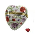 thumbnail image 2 of Hinged Trinket Box Floral Heart Box Porcelain Flowers Hidden Treasures Eb1225, 2 of 3