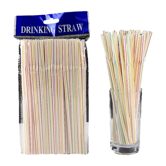 10uds. 100 pajitas desechables flexibles para fiestas de 8,26 pulgadas, flexibles para decoraciones de fiestas