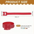 thumbnail image 2 of 6 Inch Reusable Cable Ties, 50 Pcs Adjustable Fastening Straps 5 Colors, 2 of 7