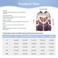 thumbnail image 5 of Cauagu Butterfly Over Lavender Print Sun Protection Jacket for Teen,Full-Zipper Long Sleeve Sun Shirts with Pockets UV Hoodie Shirts Outdoor Athletic Jacket-XX-Large, 5 of 7