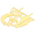 thumbnail image 4 of Adorno Para Pasteles ANGGREK Decoraciones Para Pasteles Acrílico Dorado Para Accesorios Para Pasteles, 4 of 8