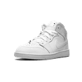 thumbnail image 4 of JORDAN PRE SCHOOL Jordan 1 MID PS "Triple White" 640734 130 from Stadium Goods, 4 of 9