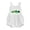 White, variant on Leey-World Newborn Baby Girl St. Patrick's Day Outfit Lucky Clover Romper Overalls Shamrock Strap Bodysuit Irish Clothes|White,0-3 Months
