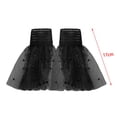 thumbnail image 7 of Women's Sleeve Cuff, Flared Sleeves, Lace, Pleated, Elasticated Wrist Warmers, Sweater Cuffs, Detachable Black, 7 of 7