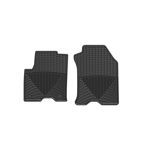 WeatherTech All-Weather Floor Mats compatible with 2010-2011 Ford Focus - 1st Row (Driver & Passenger), Black