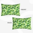 thumbnail image 2 of Yiaed Happy St. Patrick's Day Print Brushed Microfiber Envelope Pillowcases, Standard,Envelope Closure Pillow Cases（No pillow core）-16"x24", 2 of 6