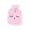 Pink, variant on Cute Bunny Hand Warmer Hot Water Bottle Cover Soft Plush Heating Pad for Winter Cold Weather