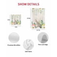 thumbnail image 7 of Easter Bunnies Kitchen Dish Towels for Drying Dishes Set of 4, Spring Eucalyptus Easter Eggs Gray Wooden Waffle Weave Microfiber Hand Tea Bathroom Towels Quick Dry & Absorbent Towel 12x12, 7 of 7