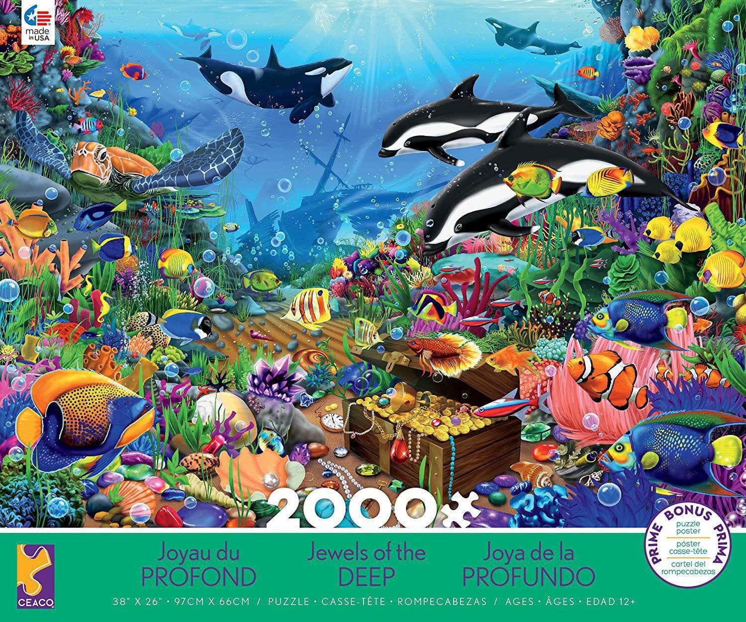 Ceaco: Jewels of The Deep casse tête (2000 pc)