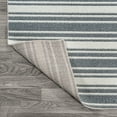 thumbnail image 6 of JONATHAN Y WASHABLE 5 x 8 Area Rug, Fawning Two-Tone Striped - Cream/Dark Gray, WSH304A-5, 6 of 9
