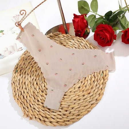 Limited Time Savings  Ice Silk Thong Panties  Low Waist  Comfortable Breathable  Girls Panties  Soft Thong  Women s Underwear  Everyday Wear  Plus Size Fashion | Coffee L  Sopatenor