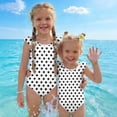 thumbnail image 7 of Abcomgle Girls Swimsuits Size 7-8 Polka Dot One Piece Swimsuits for Little Girls Ruffled Stretchy Bathing Suits for Girls, 7 of 7