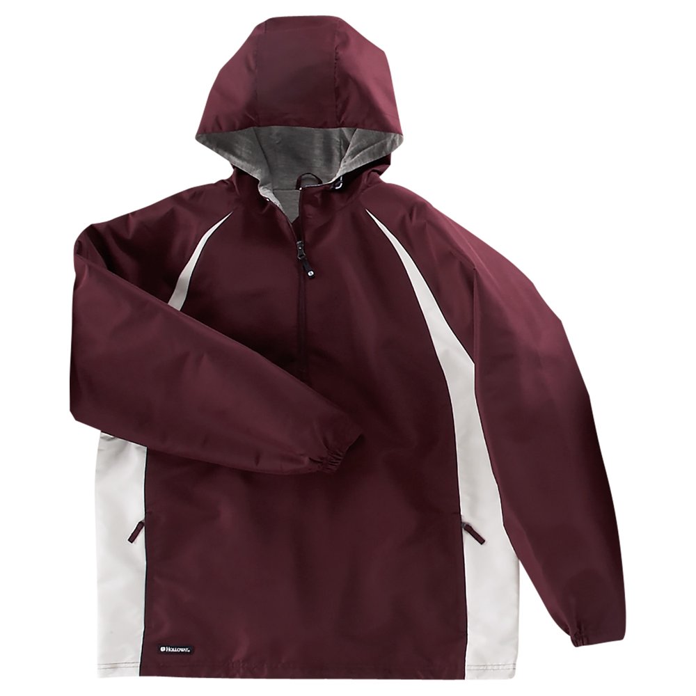 Holloway Holloway Adult Polyester 1/4 Zip Hooded Hurricane Jacket
