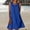 Blue, variant on Ygbgbb Women's Summer Washed Crinkle Faux Linen Blend Dress, Crew Neck Sleeveless Tank Style Casual A-Line Mini Dress with Pockets Orange S